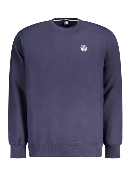 "North Sails Sweatshirts im Sale | Sweatshirt Langarm Rundhals Gebürstet Applikation Logo online kaufen"|Planet-Deluxe