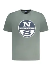 "North Sails T-Shirts im Sale | Logo Print Rundhals T-Shirt Kurzarm  online kaufen"|Planet-Deluxe