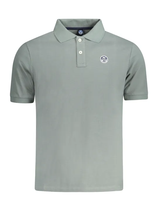 "North Sails Poloshirts im Sale | Polo-Shirt Kurzarm 2 Knöpfe Logo Applikation online kaufen"|Planet-Deluxe