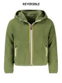 "K-WAY Jacken im Sale | K-WAY Wendbare Langarmjacke in Grün mit Kapuze und Taschen für Jungen online kaufen"|Planet-Deluxe
