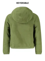 "K-WAY Jacken im Sale | K-WAY Wendbare Langarmjacke in Grün mit Kapuze und Taschen für Jungen online kaufen"|Planet-Deluxe