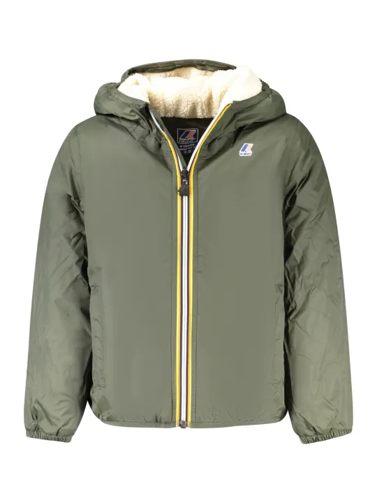 "K-WAY Jacken im Sale | K-WAY K6115FW Kapuzenjacke mit Teddybär-Design und 2 Außentaschen für Jungen online kaufen"|Planet-Deluxe