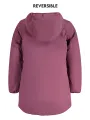 "K-WAY Jacken im Sale | K-WAY K11517WPDENISESTWARM Wendbare Jacke mit Kapuze und Taschen in Lila/Rosa für Mädchen online kaufen"|Planet-Deluxe
