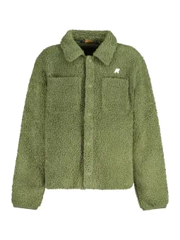 K-WAY Sherpa Jacke: Warm, stylisch, 4 Taschen, Auto-Logo