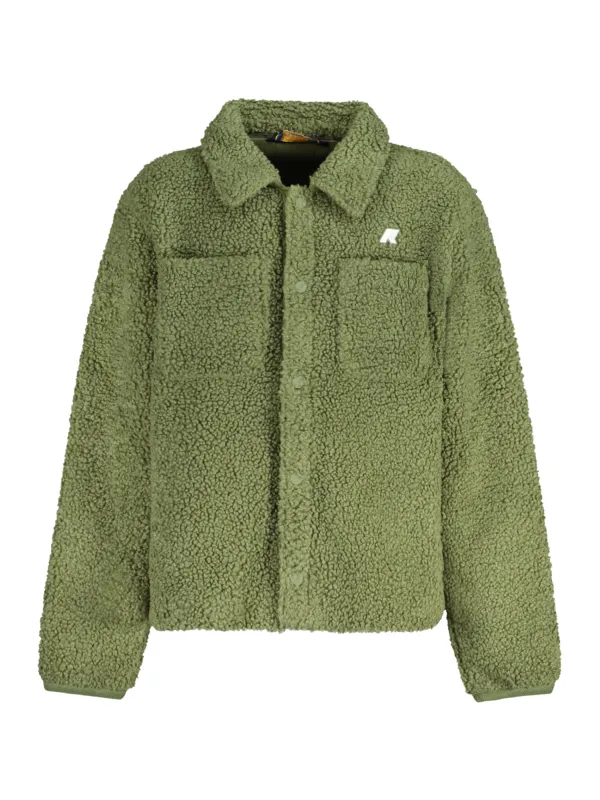 "K-WAY Jacken im Sale | Cameron Sherpa Langarmjacke mit Taschen und Logo online kaufen"|Planet-Deluxe "K-WAY Jacken im Sale | Cameron Sherpa Langarmjacke mit Taschen und Logo online kaufen"|Planet-Deluxe