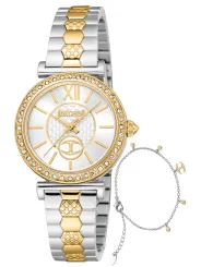 Goldene Just Cavalli Damen Uhr