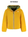 "K-WAY Jacken im Sale | K-Way Langarmjacke mit Kapuze, Wendbar Gelb/Grün, Gefüttert, Taschen & Logo Details online kaufen"|Planet-Deluxe