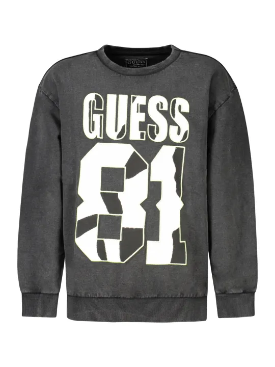 "GUESS JEANS Startseite im Sale | GUESS JEANS SWEATSHIRT OHNE REISSVERSCHLUSS KIND SCHWARZ online kaufen"|Planet-Deluxe
