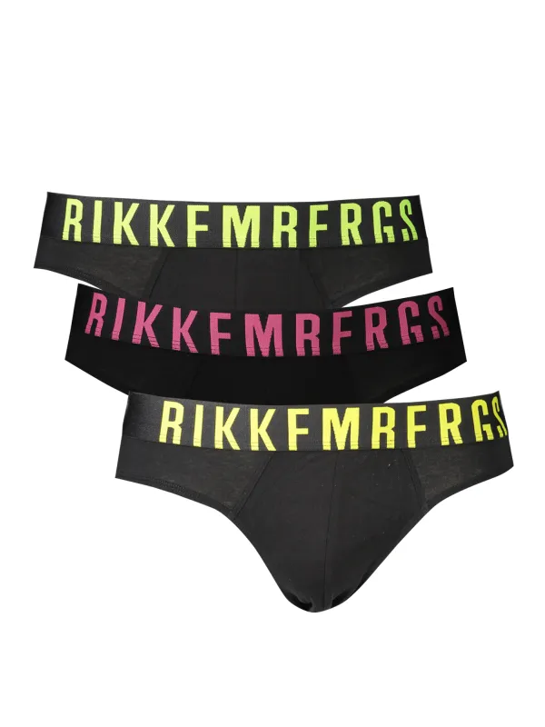 "Mehrfarbige Bikkembergs Fluo-Slips mit Elastikbund"