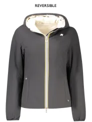 "K-WAY Jacken im Sale | Wendejacke Schwarz Beige Gepolstert Mit Kapuze und Taschen online kaufen"|Planet-Deluxe