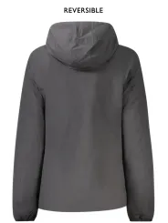"K-WAY Jacken im Sale | Wendejacke Schwarz Beige Gepolstert Mit Kapuze und Taschen online kaufen"|Planet-Deluxe