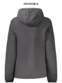 "K-WAY Jacken im Sale | Wendejacke Schwarz Beige Gepolstert Mit Kapuze und Taschen online kaufen"|Planet-Deluxe