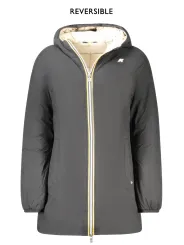 "K-WAY Jacken im Sale | Wendbare Thermojacke mit Kapuze und Taschen SchwarzBeige online kaufen"|Planet-Deluxe