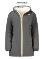 "K-WAY Jacken im Sale | Wendbare Thermojacke mit Kapuze und Taschen SchwarzBeige online kaufen"|Planet-Deluxe