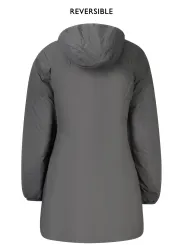 "K-WAY Jacken im Sale | Wendbare Thermojacke mit Kapuze und Taschen SchwarzBeige online kaufen"|Planet-Deluxe
