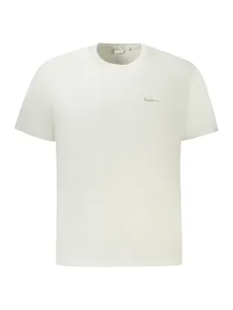 Pepe Jeans Kurzarmshirt Bio-Baumwolle mit Logo Stickerei