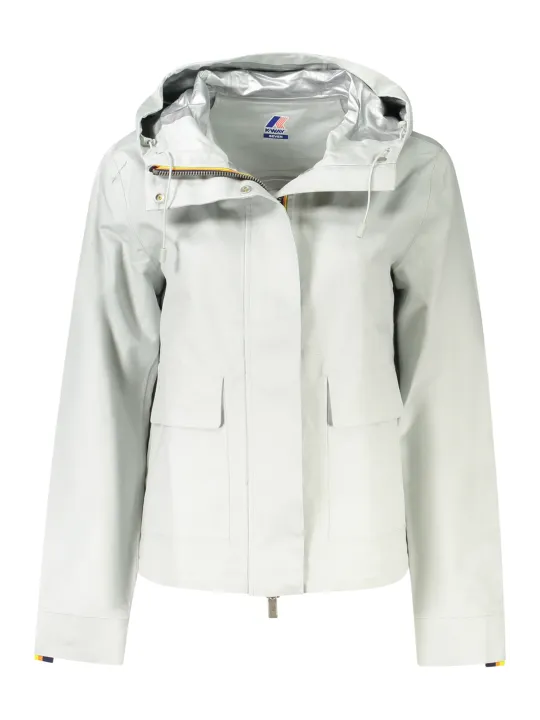 "K-WAY Jacken im Sale | Kapuzenjacke mit Taschen und Verschluss K3137CWSARTHELINEN GRANM online kaufen"|Planet-Deluxe