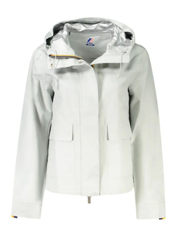 "K-WAY Jacken im Sale | Kapuzenjacke mit Taschen und Verschluss K3137CWSARTHELINEN GRANM online kaufen"|Planet-Deluxe