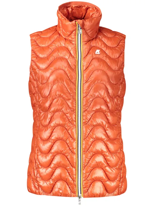 "K-WAY Jacken im Sale | Gepolsterte ärmellose Jacke mit Taschen und Logo online kaufen"|Planet-Deluxe