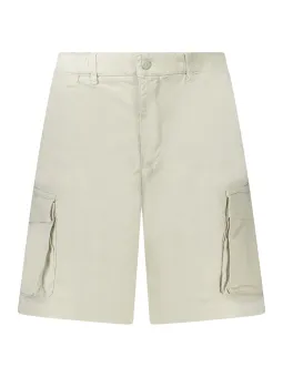 Bermudashorts mit 6 Taschen, elastischem Bund & Logo