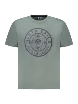 "North Sails Kurzarm T-Shirt mit Logo – Rundhals, Stilvoll"