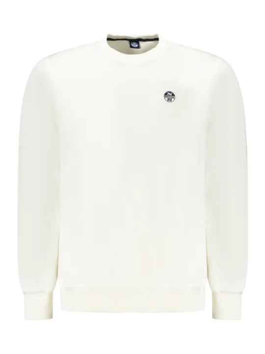 "North Sails Sweatshirts im Sale | NORTH SAILS HERREN SWEATSHIRT MIT ZIP WEISS online kaufen"|Planet-Deluxe
