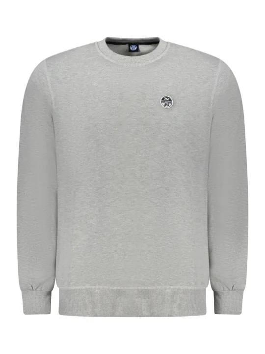 "North Sails Startseite im Sale | NORTH SAILS HERREN SWEATSHIRT MIT ZIP-UP GRAU online kaufen"|Planet-Deluxe