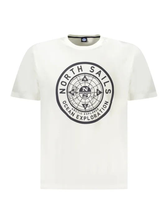 "North Sails T-Shirts im Sale | North Sails 996025000_BI0101 Weiß online kaufen"|Planet-Deluxe