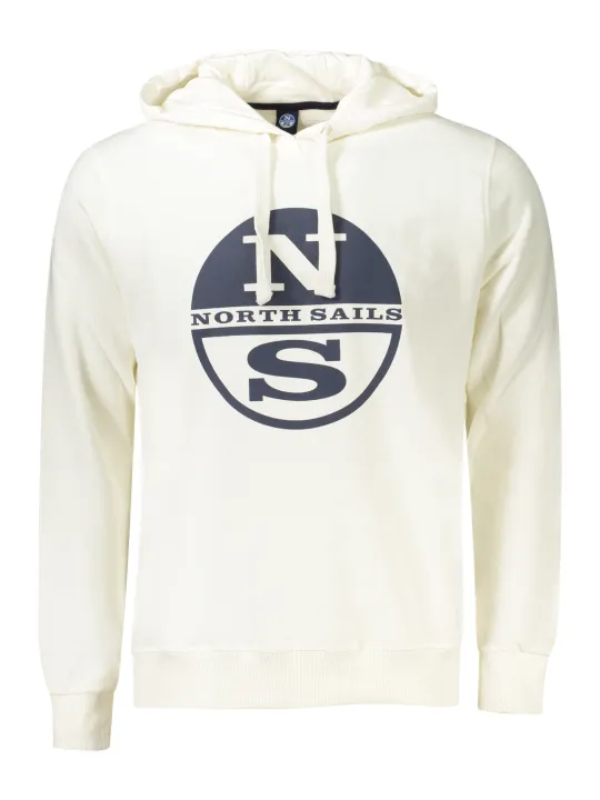 "North Sails Sweatshirts im Sale | Hoodie Print Logo Langarm Gebürstet Sweatshirt online kaufen"|Planet-Deluxe