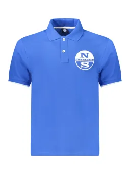 "Stylisches North Sails Kontrast Polo mit Print & Logo"