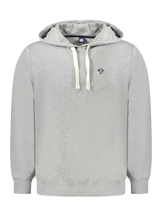 "North Sails Sweatshirts im Sale | Kapuzensweatshirt Langarm mit Logo Applikation Gebürstet online kaufen"|Planet-Deluxe