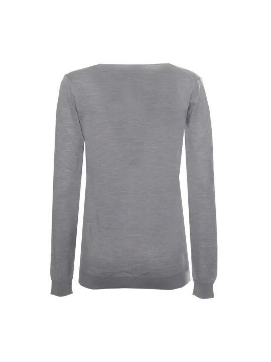 Grauer Strickpullover Damen Harmont Blaine