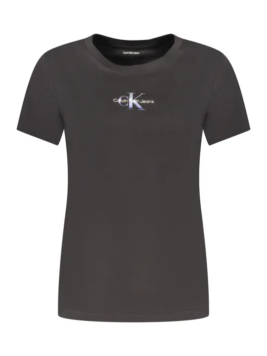 "Calvin Klein Startseite im Sale | CALVIN KLEIN KURZARM-T-SHIRT DAMEN SCHWARZ online kaufen"|Planet-Deluxe