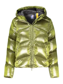 Wasserdichte K-WAY Jacke mit Kristallverzierung