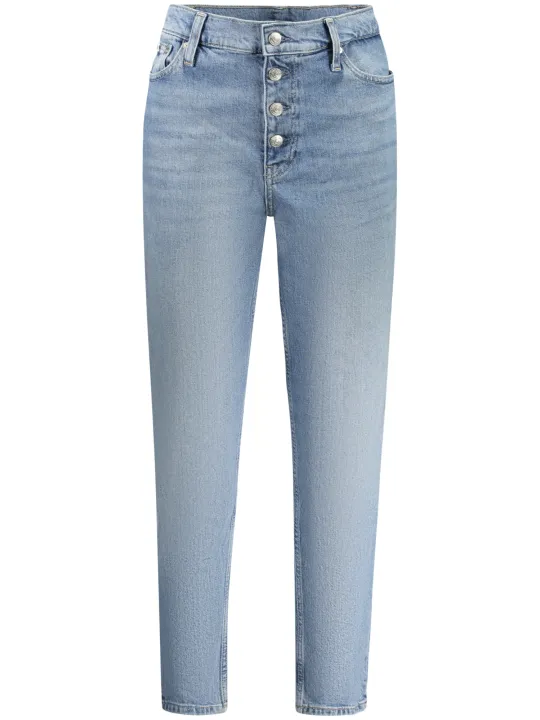 "Calvin Klein Jeans im Sale | Calvin Klein Jeans: Vintage-Look Mom-Jeans mit Knöpfen online kaufen"|Planet-Deluxe