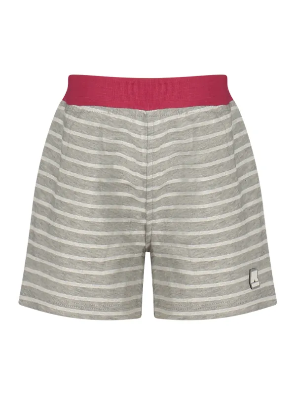 "K-WAY Hosen im Sale | K-WAY Mädchen Kinder Shorts mit elastischem Bund und Logo Applikation online kaufen"|Planet-Deluxe