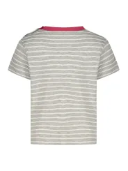 "K-WAY T-Shirts im Sale | K-WAY Gestreiftes Kurzarm-T-Shirt für Mädchen mit Logo-Applikation und kontrastierenden Details online kaufen"|Planet-Deluxe
