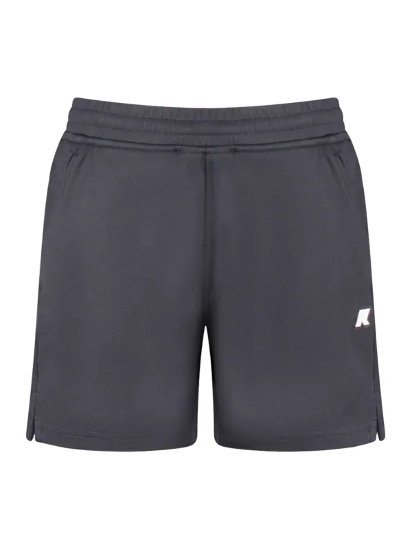 "K-WAY Hosen im Sale | K-Way K3125RWPKENY Schwarze Shorts mit 3 Taschen und Logo für Jungen online kaufen"|Planet-Deluxe