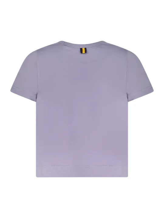 "K-WAY T-Shirts im Sale | K-Way K3126SWPEMEL Kurzarm-T-Shirt mit Rundhalsausschnitt und Logo für Mädchen online kaufen"|Planet-Deluxe