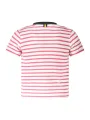 "K-WAY T-Shirts im Sale | K-WAY K31381WPEMELI_BIAN6 Gestreiftes T-Shirt mit Kontrastdetails und Logo für Jungen online kaufen"|Planet-Deluxe