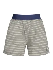 "K-WAY Hosen im Sale | K-WAY K1141PWENOISETTE_GRAPG Gestreifte Shorts für Jungen mit elastischem Bund und Logo-Applikation online kaufen"|Planet-Deluxe