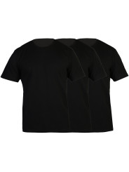 Schwarzes T-Shirt Vorder- und Rückseite