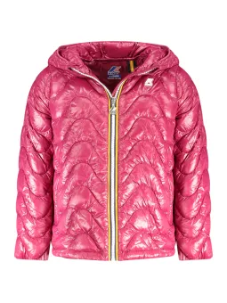 "K-WAY Mädchen Langarmjacke mit Kapuze und Taschen"