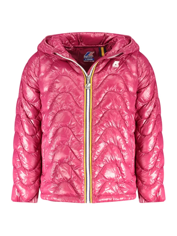 "K-WAY Jacken im Sale | K-WAY K2128XWPMADLAINE_VIQ13 Mädchen Langarmjacke mit Kapuze und 2 Außentaschen online kaufen"|Planet-Deluxe
