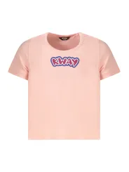 "K-WAY T-Shirts im Sale | K-Way K3126SWPEMEL Kurzarm-T-Shirt mit Druck und Logo für Mädchen online kaufen"|Planet-Deluxe