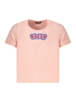 "K-Way Mädchen T-Shirt: Stilvoll mit Druck & Logo"