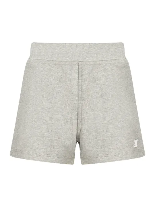 "K-WAY Hosen im Sale | K-WAY K4128EWENOISETTE_GRAHZ Jungen Gebürstete Shorts mit Logo und elastischem Bund online kaufen"|Planet-Deluxe