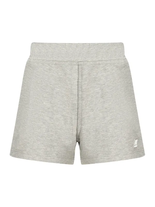 "K-WAY Hosen im Sale | K-WAY K4128EWENOISETTE_GRAHZ Jungen Gebürstete Shorts mit Logo und elastischem Bund online kaufen"|Planet-Deluxe