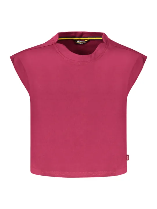 "K-WAY T-Shirts im Sale | K-Way K1141KWPLIMMY Ärmelloses T-Shirt für Mädchen mit Rundhalsausschnitt und Logo online kaufen"|Planet-Deluxe