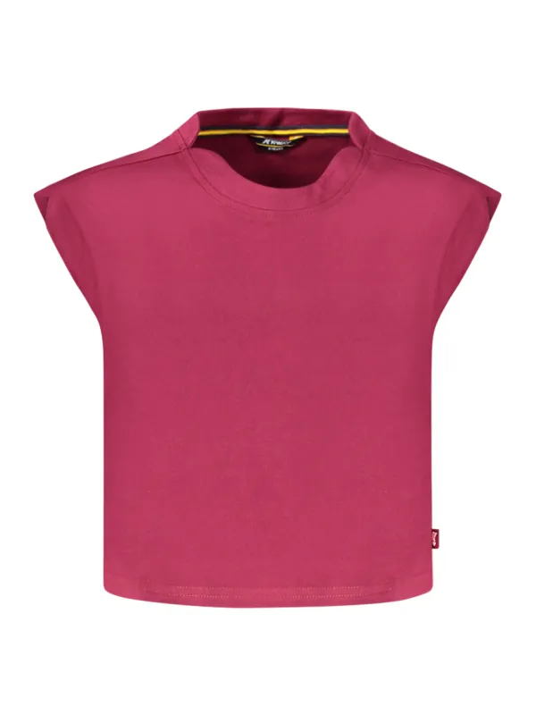"K-WAY T-Shirts im Sale | K-Way K1141KWPLIMMY Ärmelloses T-Shirt für Mädchen mit Rundhalsausschnitt und Logo online kaufen"|Planet-Deluxe